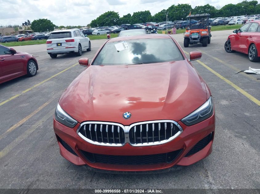 2019 BMW M850I xDrive VIN: WBABC4C56KBU95856 Lot: 39998558