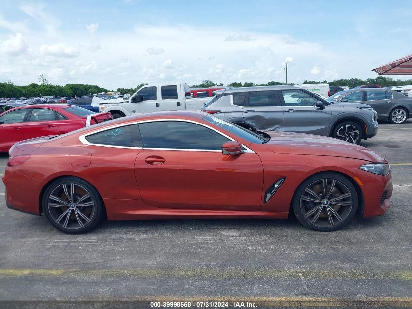 2019 BMW M850I xDrive VIN: WBABC4C56KBU95856 Lot: 39998558