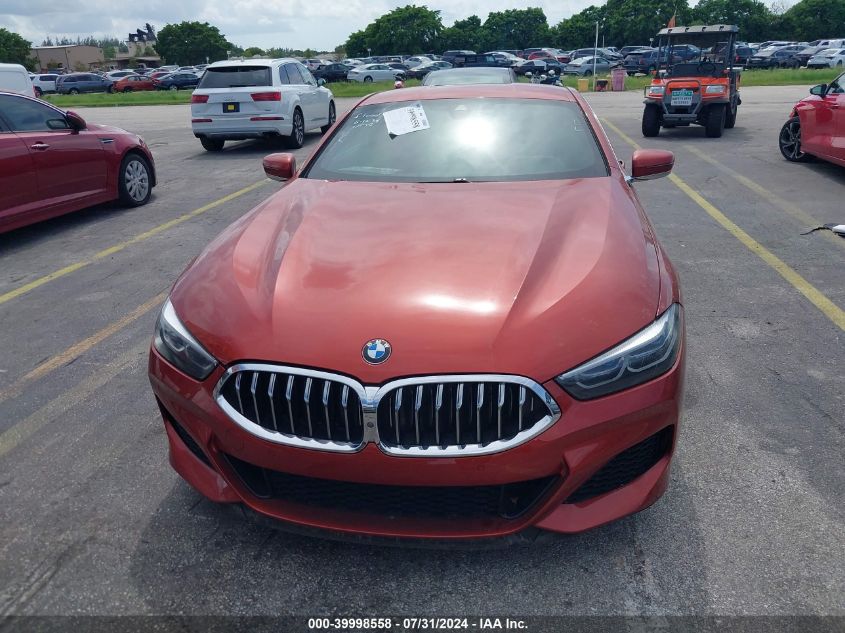 2019 BMW M850I xDrive VIN: WBABC4C56KBU95856 Lot: 39998558