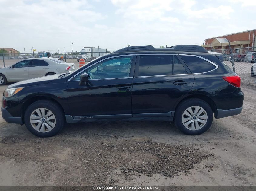 2015 Subaru Outback 2.5I Premium VIN: 4S4BSACC7F3231608 Lot: 39998570