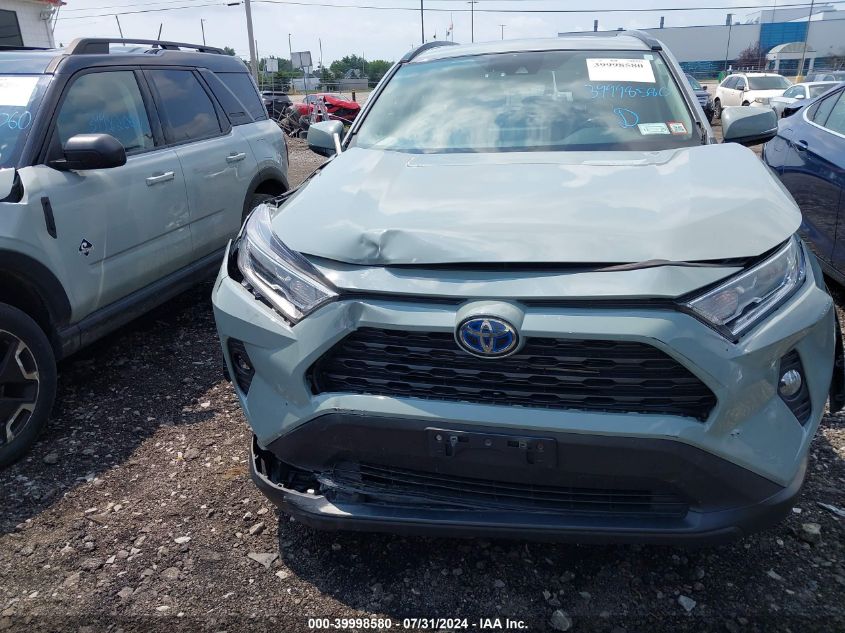 2019 Toyota Rav4 Hybrid Xle VIN: 2T3RWRFV6KW011922 Lot: 39998580