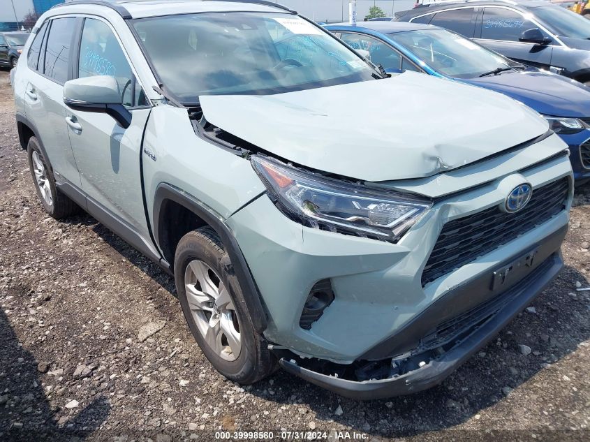 2019 Toyota Rav4 Hybrid Xle VIN: 2T3RWRFV6KW011922 Lot: 39998580