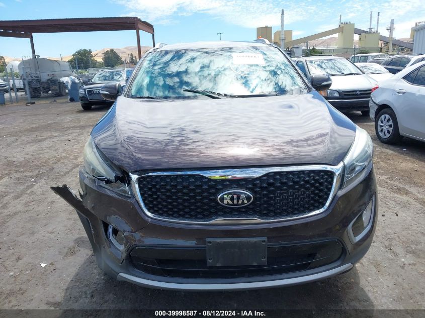 2017 Kia Sorento 2.0T Ex VIN: 5XYPH4A15HG295043 Lot: 39998587