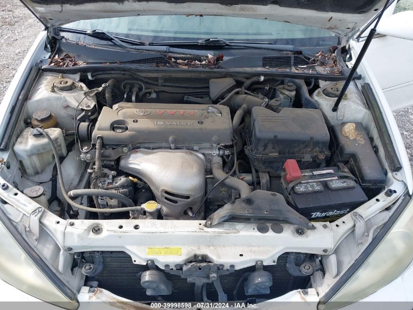 2004 Toyota Camry Le VIN: 4T1BE32K54U310195 Lot: 39998598