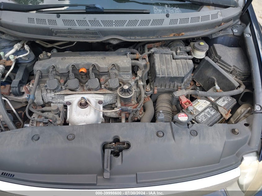 2008 Honda Civic Sdn Lx VIN: 1HGFA16508L067631 Lot: 39998600