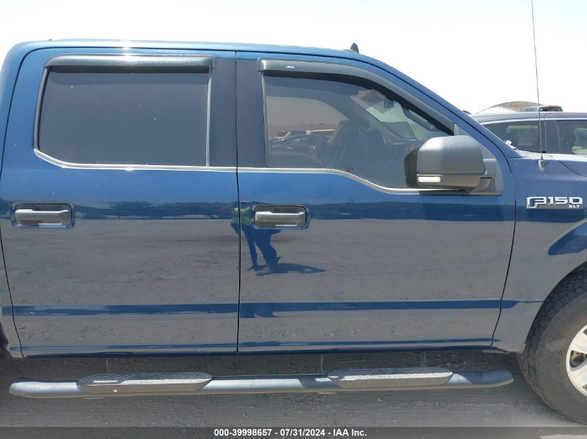 2019 Ford F150 Supercrew VIN: 1FTEW1E44KKD75063 Lot: 39998657