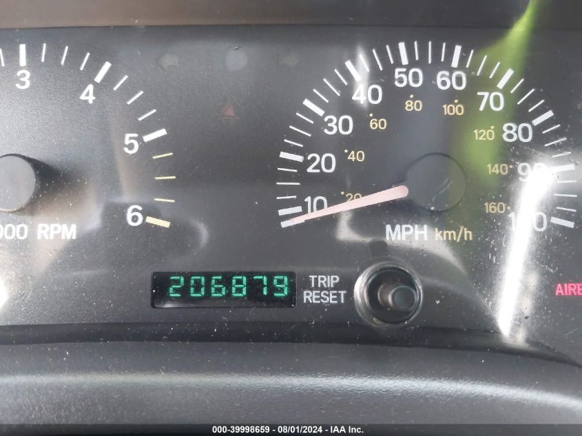 2001 Jeep Cherokee Sport VIN: 1J4FT48S41L534997 Lot: 39998659