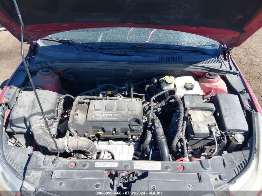 2011 Chevrolet Cruze 1Lt VIN: 1G1PF5S97B7284848 Lot: 39998668