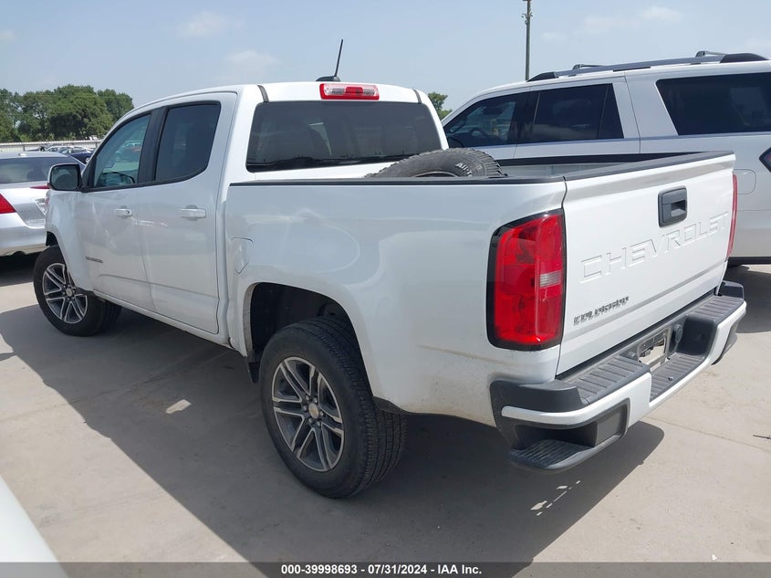 2021 CHEVROLET COLORADO - 1GCGSBEA8M1272138