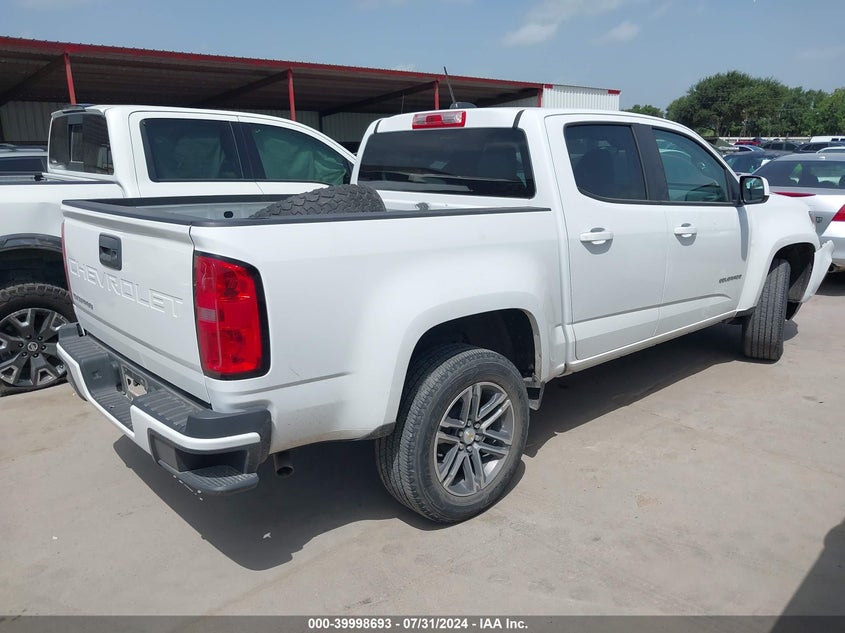 2021 CHEVROLET COLORADO - 1GCGSBEA8M1272138