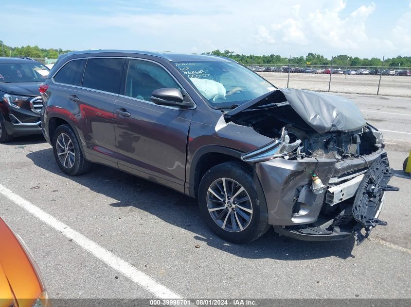 2018 TOYOTA HIGHLANDER SE/XLE - 5TDKZRFH6JS550107