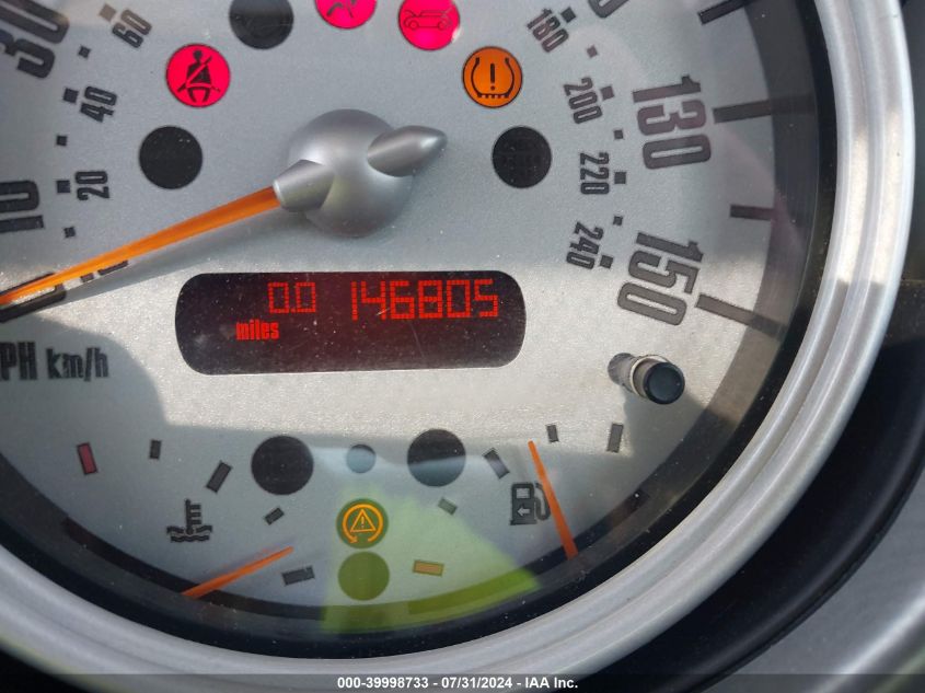 2003 Mini Cooper S VIN: WMWRE33403TD68822 Lot: 39998733