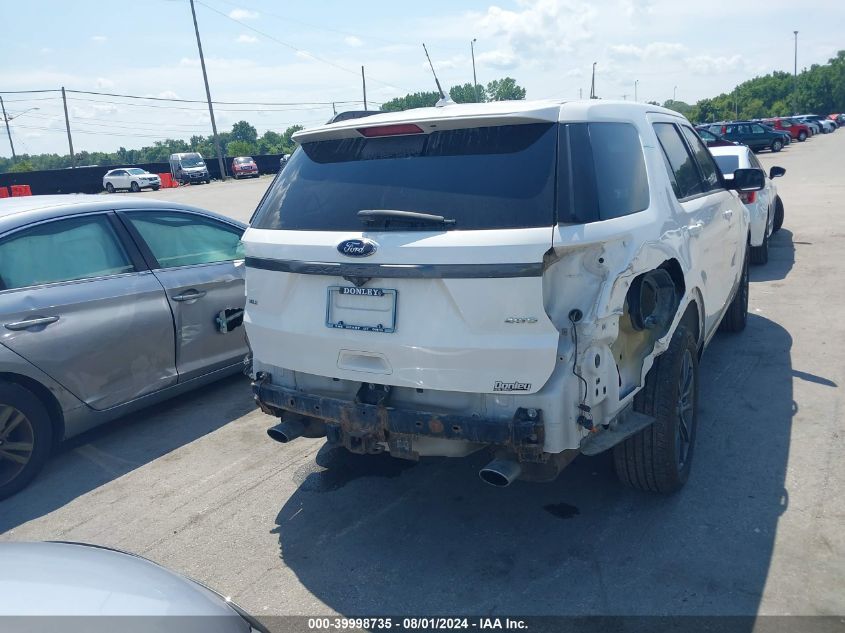 2018 Ford Explorer Xlt VIN: 1FM5K8D82JGB76325 Lot: 39998735