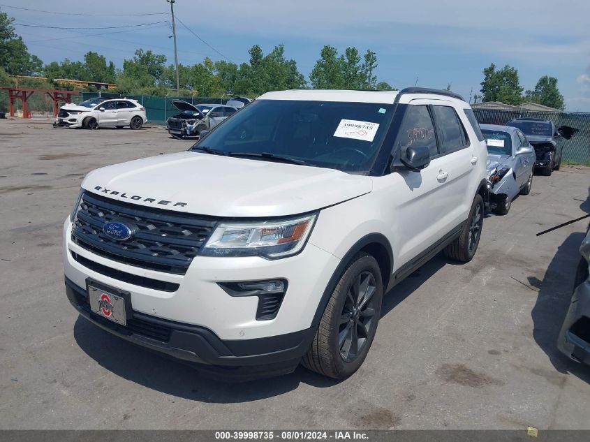 2018 Ford Explorer Xlt VIN: 1FM5K8D82JGB76325 Lot: 39998735