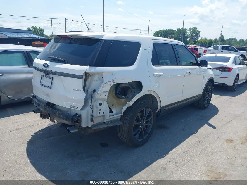 2018 Ford Explorer Xlt VIN: 1FM5K8D82JGB76325 Lot: 39998735