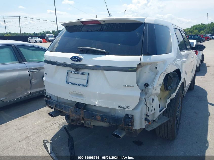 2018 Ford Explorer Xlt VIN: 1FM5K8D82JGB76325 Lot: 39998735