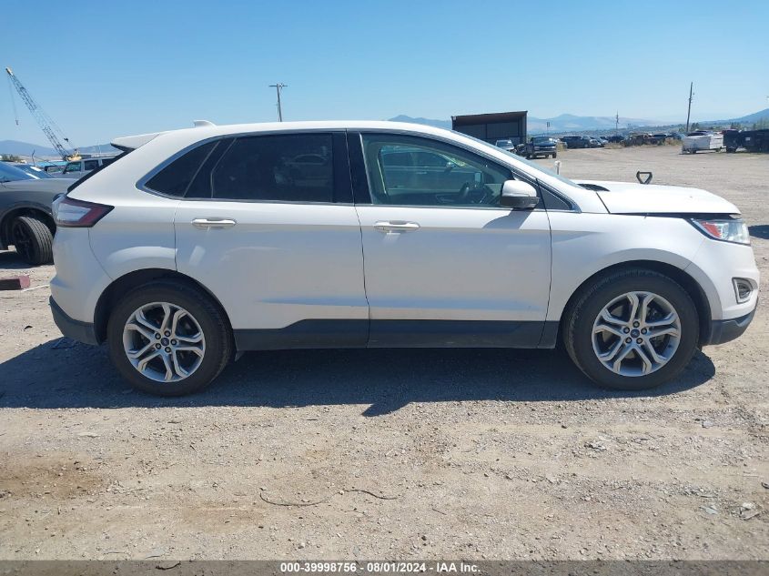 2018 Ford Edge Titanium VIN: 2FMPK4K93JBB21189 Lot: 39998756