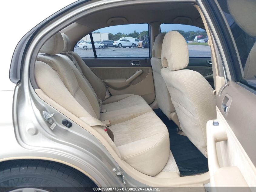 2004 Honda Civic Lx VIN: 2HGES16524H551171 Lot: 39998775