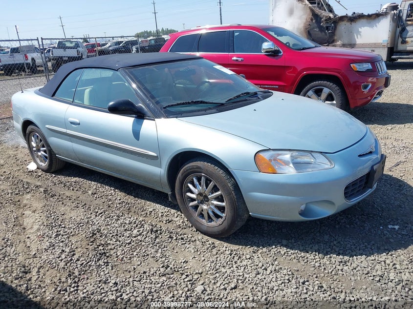 2001 Chrysler Sebring Limited VIN: 1C3EL65U41N595715 Lot: 39998777
