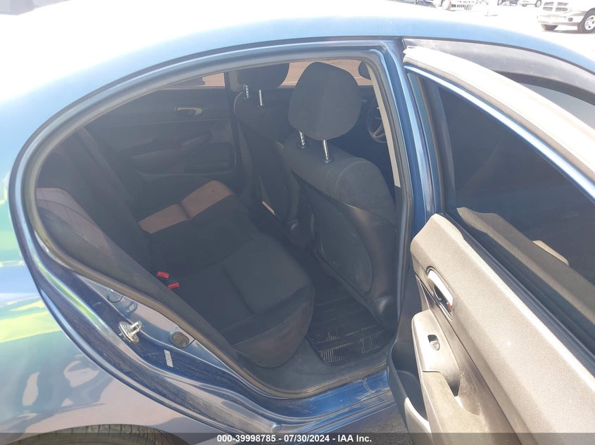 2009 Honda Civic Lx-S VIN: 2HGFA16669H508850 Lot: 39998785