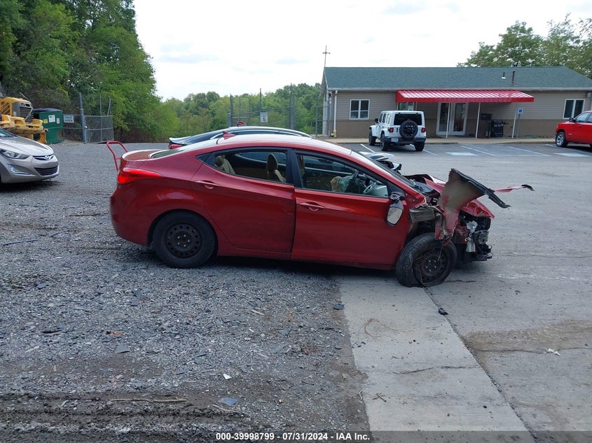 2012 Hyundai Elantra Gls (Ulsan Plant) VIN: KMHDH4AEXCU466555 Lot: 39998799