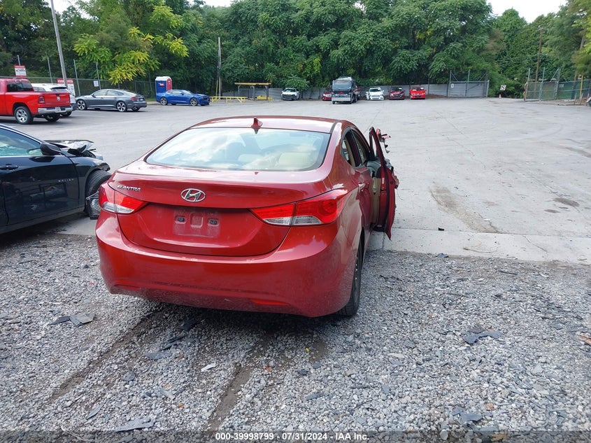 2012 Hyundai Elantra Gls (Ulsan Plant) VIN: KMHDH4AEXCU466555 Lot: 39998799