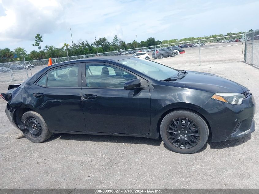 2016 Toyota Corolla Le VIN: 2T1BURHE9GC546846 Lot: 39998827