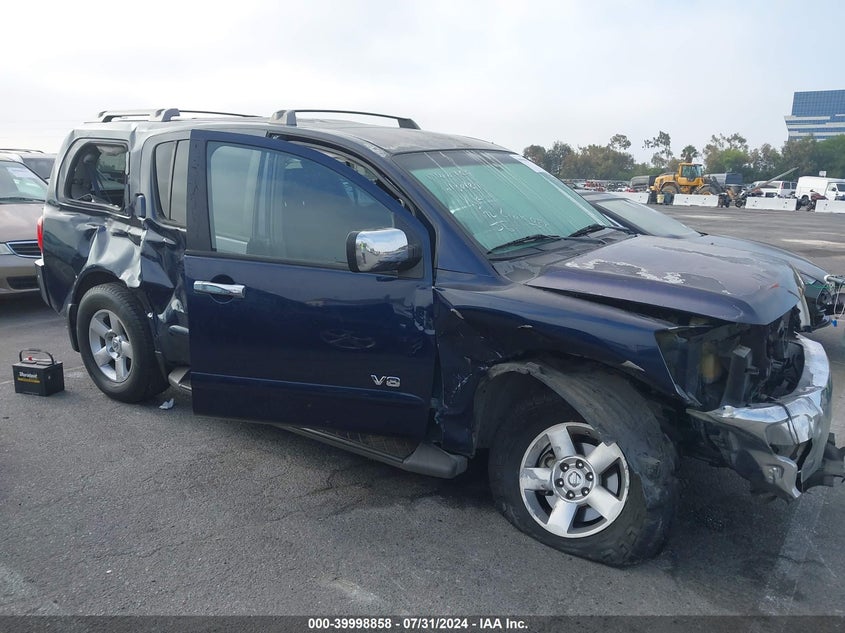 2007 Nissan Armada Se/Le VIN: 5N1AA08A07N721037 Lot: 39998858