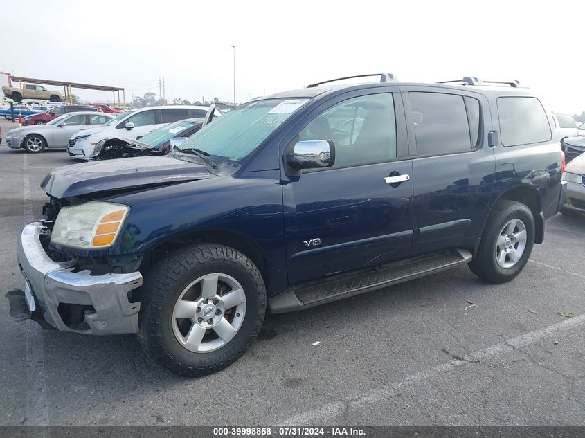 2007 Nissan Armada Se/Le VIN: 5N1AA08A07N721037 Lot: 39998858