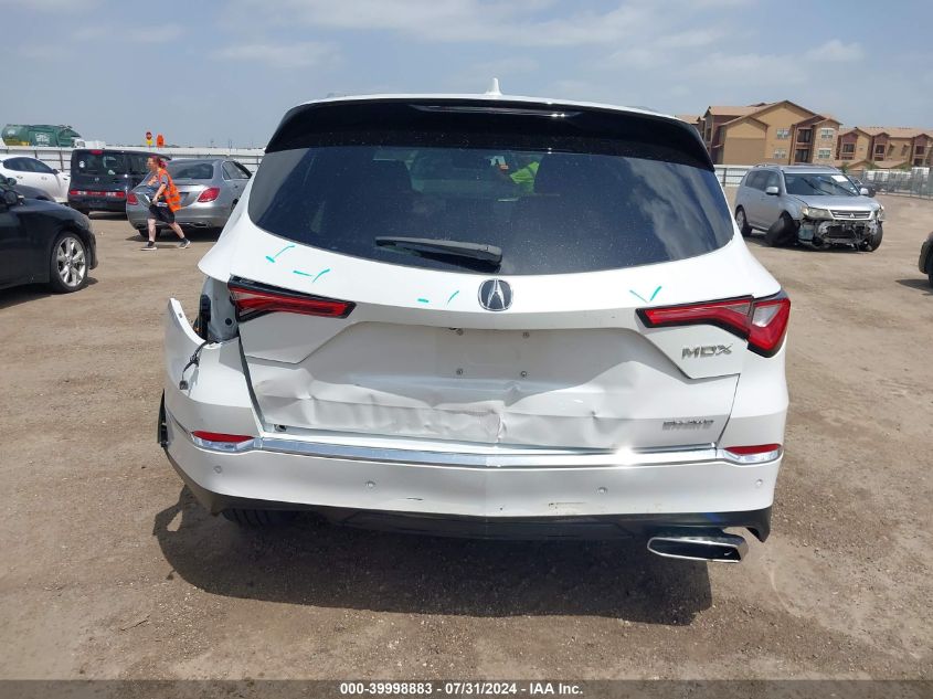 2022 Acura Mdx Advance Package VIN: 5J8YE1H81NL040423 Lot: 39998883