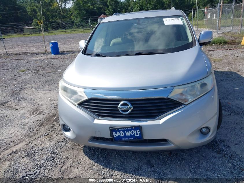 2012 Nissan Quest Sl VIN: JN8AE2KP6C9045816 Lot: 39998900