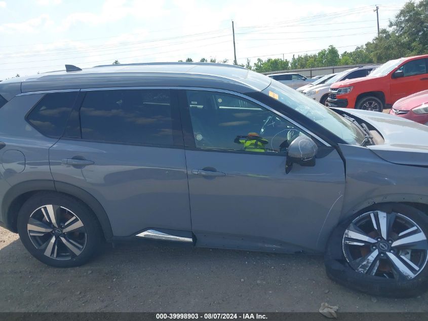 2023 Nissan Rogue Sl Intelligent Awd VIN: 5N1BT3CB9PC789686 Lot: 39998903