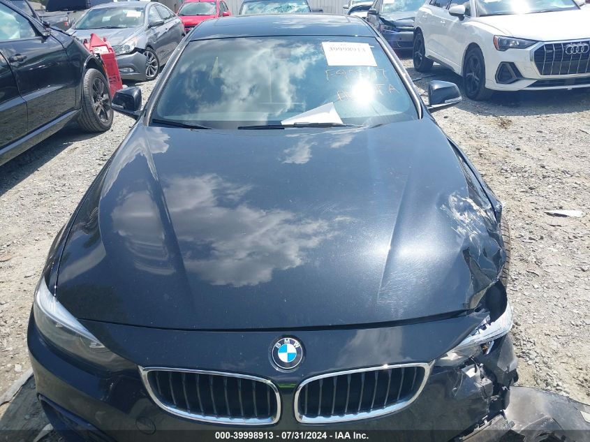 2019 BMW 430I VIN: WBA4W3C52KAF92247 Lot: 39998913