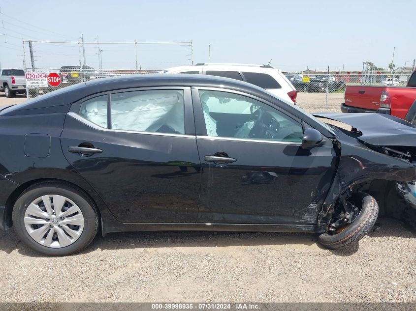 2024 Nissan Sentra S Xtronic Cvt VIN: 3N1AB8BV6RY214809 Lot: 39998935