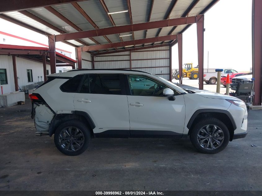 2022 Toyota Rav4 Hybrid Xle Premium VIN: 4T3B6RFVXNU079906 Lot: 39998962