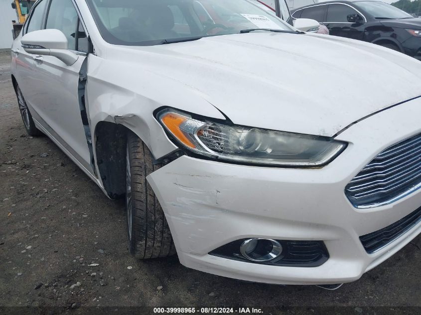 2013 Ford Fusion Titanium VIN: 3FA6P0K90DR337216 Lot: 39998965