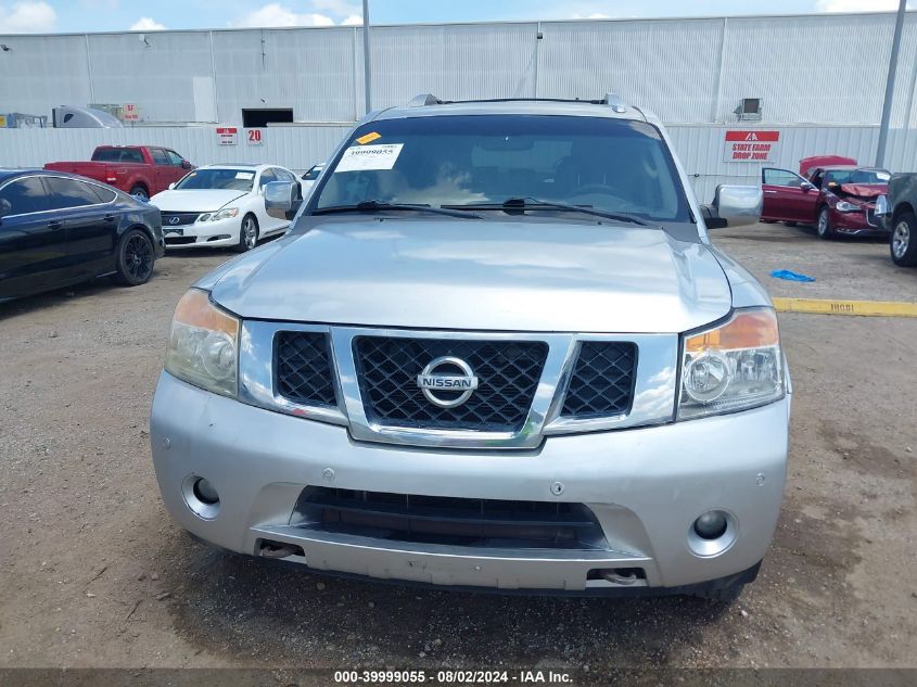 2010 Nissan Armada Platinum VIN: 5N1AA0NC7AN623460 Lot: 39999055