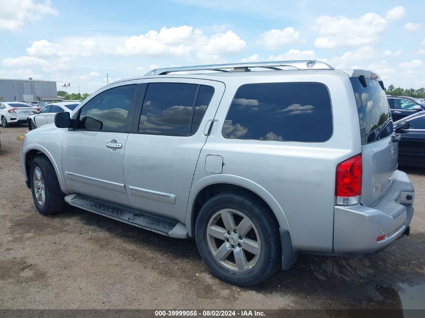 2010 Nissan Armada Platinum VIN: 5N1AA0NC7AN623460 Lot: 39999055