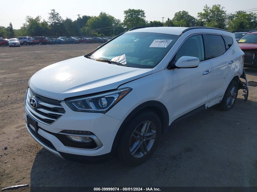 VIN 5NMZUDLB2HH020939 2017 HYUNDAI SANTA FE SPORT 2.4L