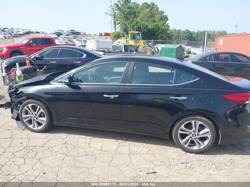 2017 HYUNDAI ELANTRA LIMITED - KMHD84LF1HU149728