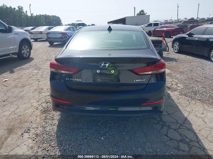 2017 HYUNDAI ELANTRA LIMITED - KMHD84LF1HU149728