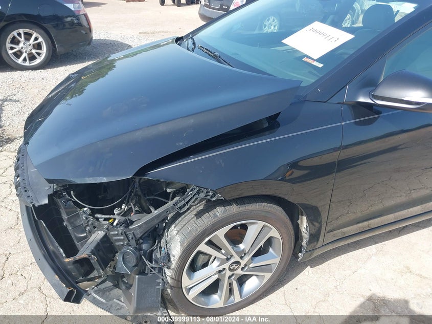 2017 HYUNDAI ELANTRA LIMITED - KMHD84LF1HU149728