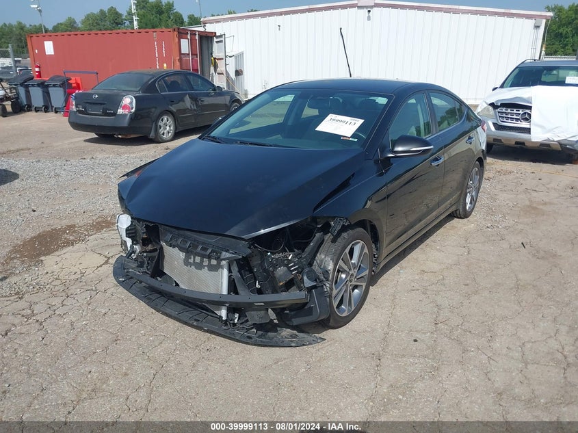 2017 HYUNDAI ELANTRA LIMITED - KMHD84LF1HU149728