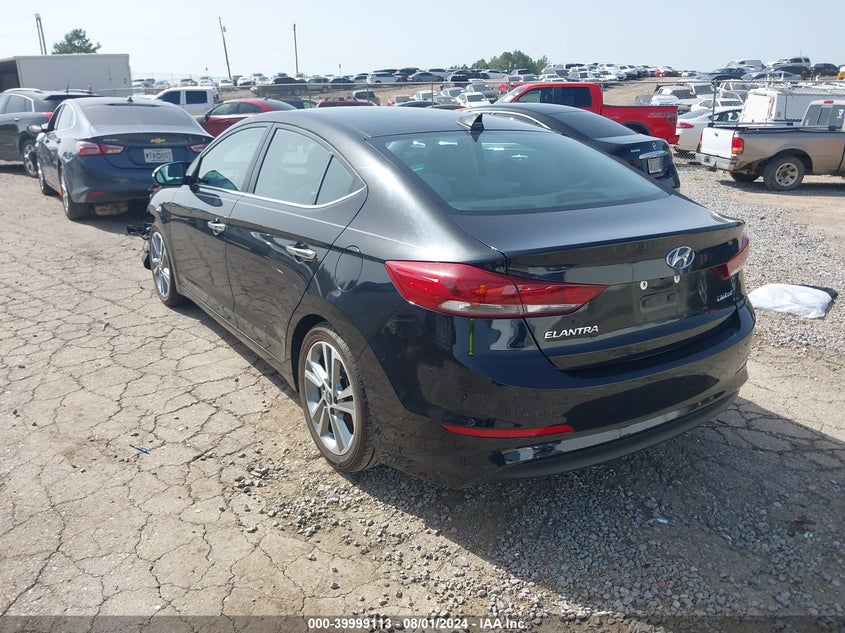 2017 HYUNDAI ELANTRA LIMITED - KMHD84LF1HU149728