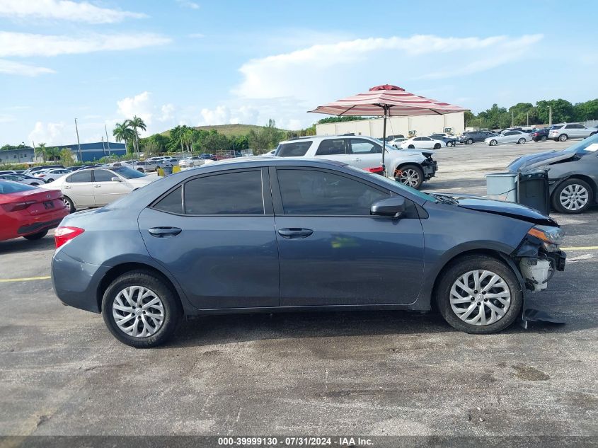 2018 Toyota Corolla Le VIN: 5YFBURHE0JP795219 Lot: 39999130