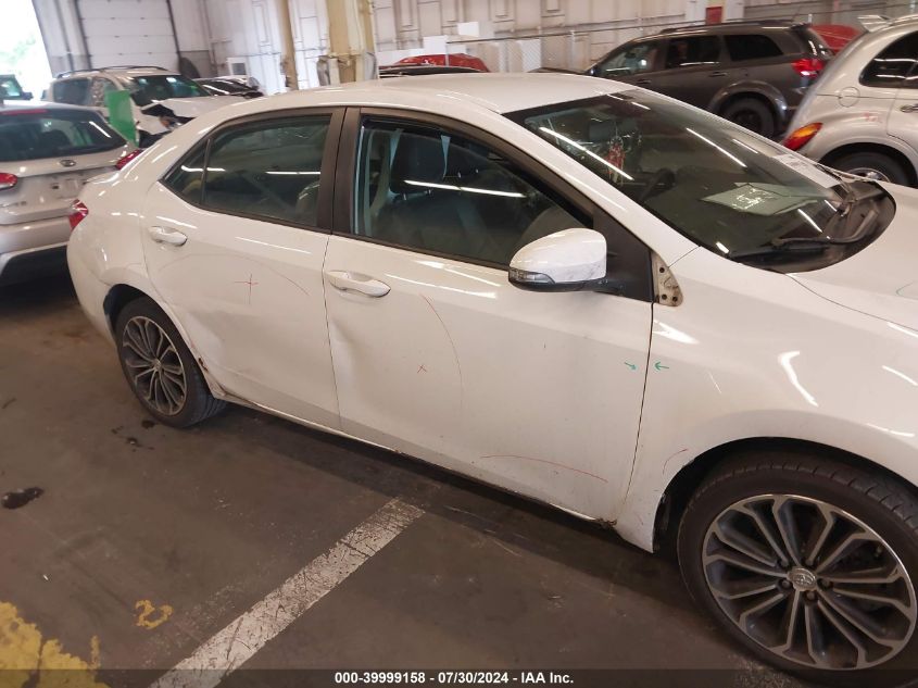 2015 Toyota Corolla S Plus VIN: 2T1BURHE5FC320592 Lot: 39999158