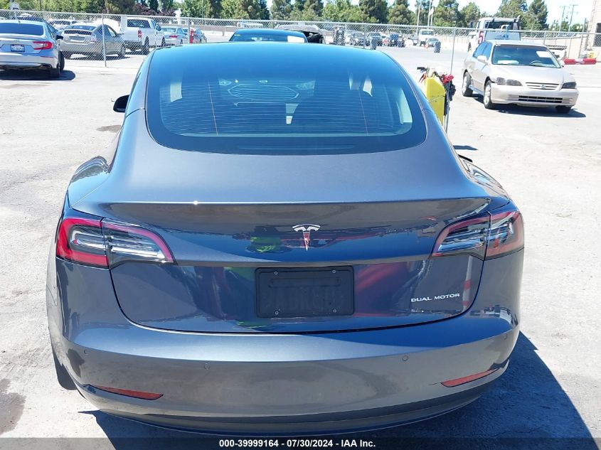 2021 Tesla Model 3 Long Range Dual Motor All-Wheel Drive VIN: 5YJ3E1EB5MF915898 Lot: 39999164