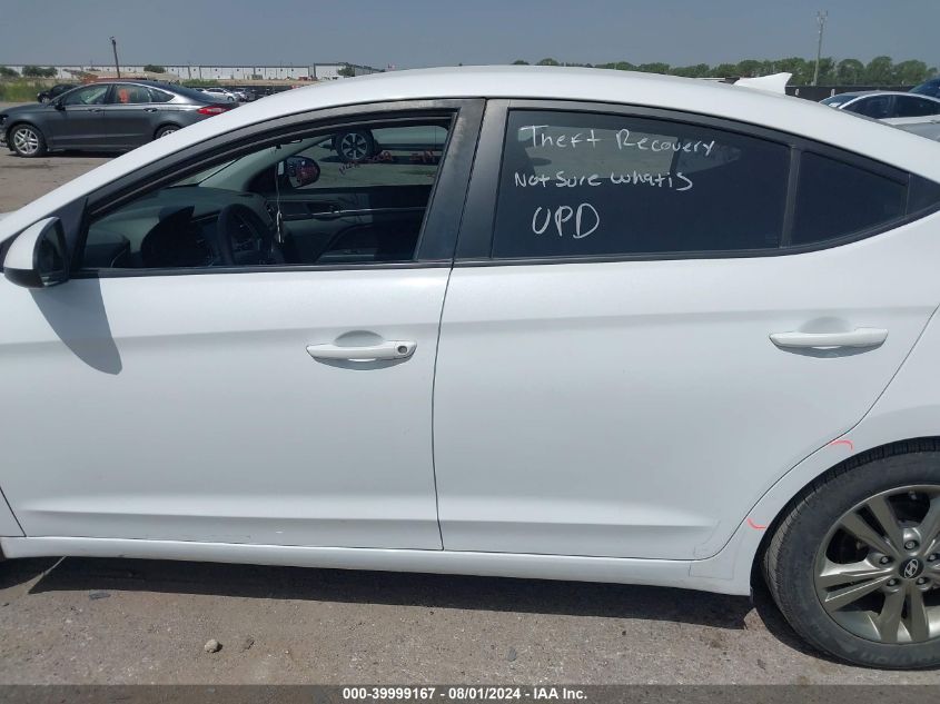 2018 HYUNDAI ELANTRA SEL - 5NPD84LF6JH342588