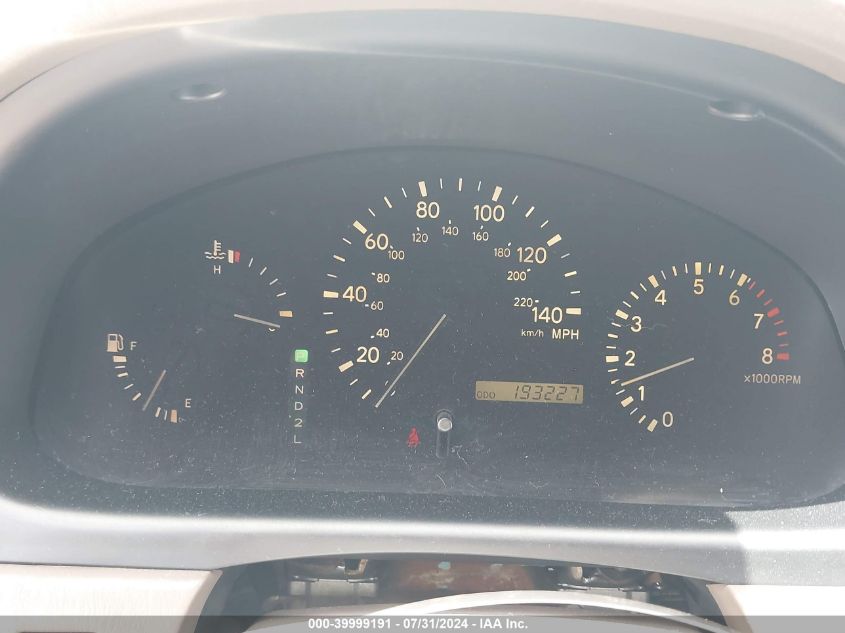 2002 Lexus Rx 300 VIN: JTJGF10U920135838 Lot: 39999191