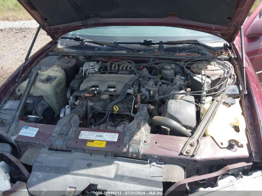 1997 Chevrolet Monte Carlo Ls Cmi VIN: 2G1WW12M4V9293650 Lot: 39999212